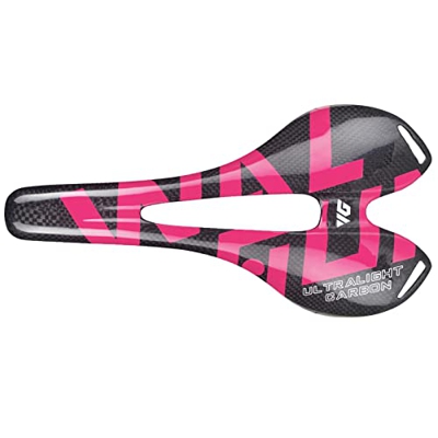 KBBKIC Saddle De Bicicleta, Bicicleta De Montaña Silla De Carbono Completo Ultraligero En Bicicleta De Carretera Ergonómica Ergonómica MTB Asiento Del