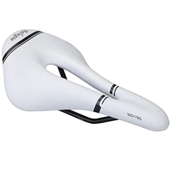 KBBKIC Sada De Bicicleta Bike Bike Bike Saddle Cómodo Bicycle Saddle Ergonomics Diseño For Bicicleta De Montaña, Bicicleta De Carretera (Color : White características