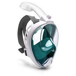 TNIU Máscaras De Buceo Máscaras De Esnórquel De Cara Completa Vista Panorámica Antivaho Antifugas Natación Snorkel Máscara De Buceo Subacuático para A precio