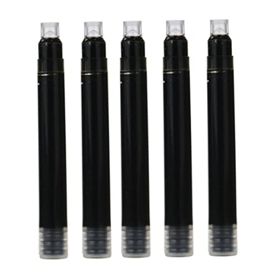 Naisidier 5pcs Fuente Fuente Cartucho de Tinta Pen Pen Ink Negro