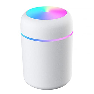 Naisidier Mini humidificador Portable USB Pequeño humidificador de Niebla Fresca con luz de Noche LED para el Dormitorio de automóviles de Oficina de 