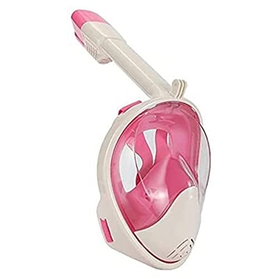 Juego De Esnórquel De Silicona De Cara Completa, Vista Al Mar De 180 °, Adecuado Para Máscaras De Buceo Para Adultos Y Niños, Sistema De Respiración D
