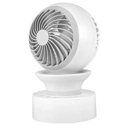 Ventilador de escritorio USB Ventilador de escritorio oscilante de 120 grados, ventilador de refrigeración de escritorio personal portátil con lámpara precio