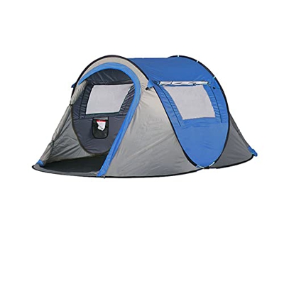 EIERFSKIOT Tienda de campaña Familiar para Exteriores emergente Tiendas de campaña emergentes para Acampar 4 Personas a Prueba de Agua 2 Puertas: Tien