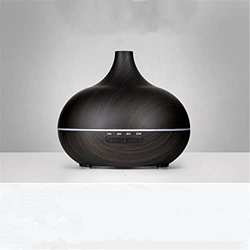 Humidificador 550 ml aromaterapia Aceites Difusor Madera Grano Control Remoto Ultrasónico Humidificador de Aire Luces LED Aroma Difusor para el Hogar precio