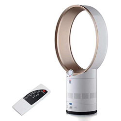 Ventilador USB Silencioso Ventilador de torre sin aspas, ventilador enfriador de aire de iones negativos con control remoto, 10 configuraciones de vel precio