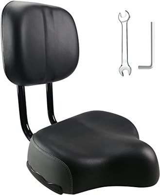 Bicicleta ergonómico sin Nariz,cojín Asiento Bicicleta amortiguación Transpirable cómoda y Suave Reemplazo de Asiento de Bicicleta SuaveSoporte de Res