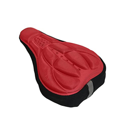SAXTZDS KAIX Shop Bicicleta de montaña 3D Cubierta de Silla Gruesa Transpirable súper Suave Asiento de Bicicleta cojín Silicona Esponja Gel for Bicicl en oferta