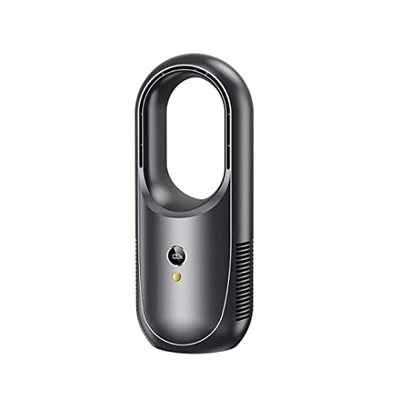 Ventilador de Mesa USB con Ventilador pequeño, Ventiladores de Torre domésticos con 6 velocidades, Ventilador Vertical sin aspas con Pantalla LED, con