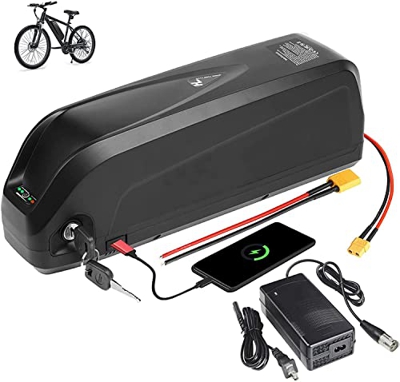 WILLQ Batería 36V 14.5AH/17.5AH Paquete batería Litio Batería Iones Litio 200-750W Motor Bicicleta eléctrica Bicicleta Scooter con Cargador de 42V 2A 