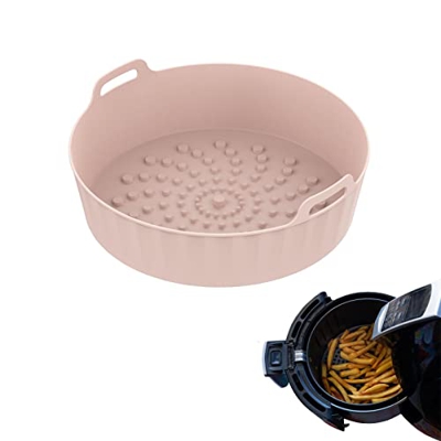 Dabb Revestimientos de Silicona para freidoras de Aire - Reemplazo Reutilizable para revestimientos de Papel - Cesta de freidora de Aire Reutilizable 