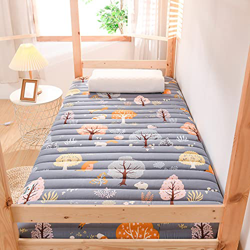 KKCD Estudiantes Suaves Dormitorio Colchón De Algodón Japonés Futón Colchón Colchón De Piso Rollo De Cama Plegable Tatami Colchoneta para Dormir Indiv características