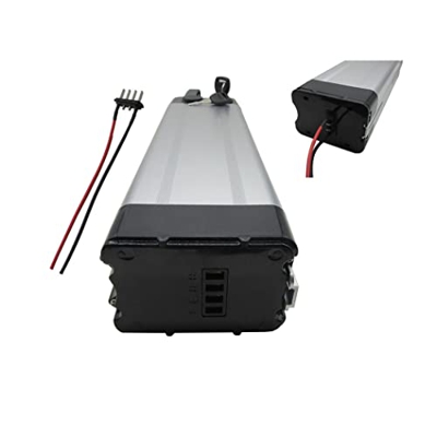 TGHY 36V 48V Bateria Bicicleta Electrica e-Bike Batería Li-Ion, con Puerto USB Cargador Cerradura Antirrobo Placa de Conexión Fija para Motor 250-1000