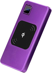 AyM Banco de energía de Cargador inalámbrico, Paquete de baterías externos portátiles de 10000 mAh con QC 3.0 Puertos y DIRIGIÓ Mostrar Compatible con en oferta