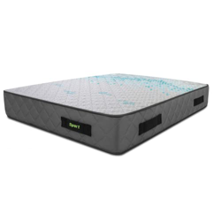 MOONCONFORT - Colchón Blue Sport, Fibra hipoalergénica, Tapa en Tejido Energy Sport, HR de Alta Densidad, viscoelástica Adaptable, 27 cm de Altura. en oferta