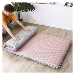 ZCYX Colchón de futón japonés, colchón de Piso Plegable Acolchado Rosa Colchón para Dormir Colchón Disponible Colchón para Dormir para Piso Four Seaso características