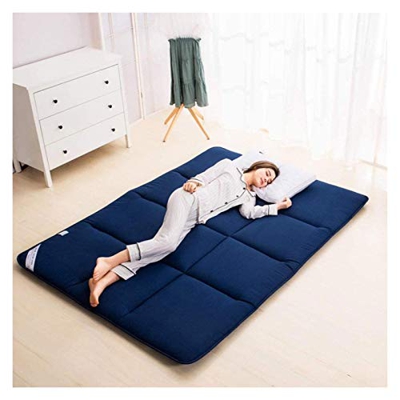SXFYWYM Colchón De Futón De Piso Japonés, Tapete De Piso De Tatami, Colchón Portátil para Acampar, Colchoneta para Dormir para Niños, Colchón Enrollab