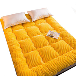 ZCYX Colchón de futón Colchones de Piso Plegables japoneses Colchoneta de Dormir Cachemira de Leche Dormitorio de Estudiantes Cama Perezosa Almohadill en oferta