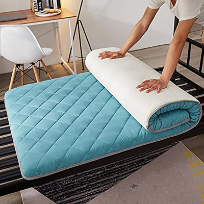 ZCYX Colchón Plegable para Suelo de futón, colchoneta Suave para Dormir, Rollo japonés, colchón Grueso, colchón para Dormir para Piso, Dormitorio de E