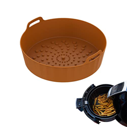 Rianpesn Olla de Silicona para freidora de Aire - Cestas para Horno de freidora de Aire Resistentes al Calor,Reemplazo Antiadherente de Papel pergamin en oferta