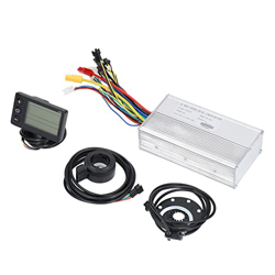 minifinker Kit de Controlador Modificado de Batería de Litio para Bicicleta, Juego de Controlador de Motor de Bicicleta Eléctrica de Diseño Ranurado 3 características