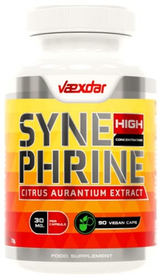 Vaexdar Synephrine | 30mg Sinefrina de Extracto de Naranja Amarga | Estimula la Pérdida de Peso Saludable | Alta Concentración | Potente Efecto Termog
