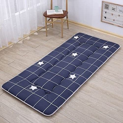 ZCYX Colchoneta para Dormir, colchón de futón Suave japonés Plegable, colchón para Dormitorio de Estudiantes, colchón para Dormir Individual para Piso