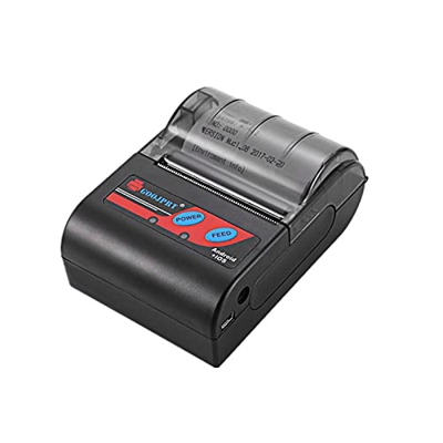 juqing-6869 Impresora portátil de inyección de Tinta Impresora de Notas inalámbricas portátiles sin Tinta 58mm Mini Bluetooth POS Papel de Impresora d