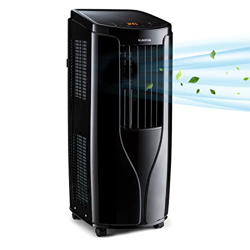 Klarstein aire acondicionado portátil, 4 en 1, ventilador, deshumidificador, modo nocturno, control por aplicación, equipo portátil con manguera, sile características