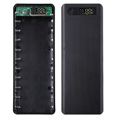 DIY Mobile Power Set Material Soldadura Libre 10x18650 Baterías Fuente de alimentación Plástico Shell Batería Caja Artículos de decoración