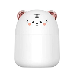 UKETO Humidificador de aire Lindo Tiger Aroma Difusor con luz nocturna Cool Mist (blanco) características