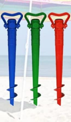 Saraoriginalshop Base Trivella Piqueta Soporte para Sombrilla Puntera para Sombrilla Mar Playa Jardín Anclaje Sombrilla antiviento. características