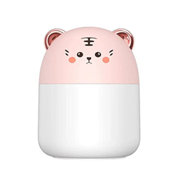 UKETO Humidificador de aire Lindo Tiger Aroma Difusor con luz nocturna Cool Mist (rosa) características