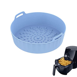 Zhihui Olla para freidora de aire caliente, almohadillas redondas reutilizables para alimentos antiadherentes, freidora de aire de silicona fácil de l precio