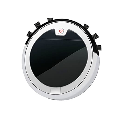 Home Smart Sweeper Robot Remote Control Type Automatic Touch Sensing Planning Path Cleaning Vacuum Cleaner (Color : White)