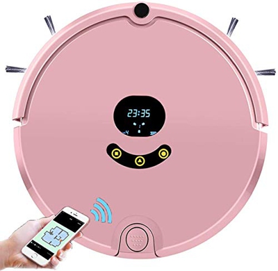 Desconocido Robot Aspirador-Sweep&Mop1200Pa,Limpiador de trapeador robótico de Carga automática súper Delgado y silencioso, Limpia Pisos Duros a alfom