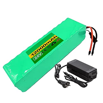 FREEDOH Batería Bicicleta Eléctrica Iones Litio De 24V 12Ah 6S4P 25,4V 12000mAh Paquete Batería Litio para Bicicletas Eléctricas Compatible con Bicicl
