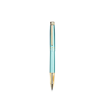 HOUGE Pluma Fuente Pluma estilográfica de Metal Punta Fina 0,38mm Pluma estilográfica de Escritura Suave Mordern Classic Pluma de caligrafía Regalos P