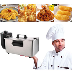 Deep Fryer, Freidora de Aceite 3 litros/5 litros con Filtro, 2000 Watios de Potencia y Tapa con Ventana de VisualizacióN, Acero Inoxidable, FáCil de L características