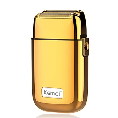 Máquina de afeitar eléctrica profesional para hombres, maquinilla de afeitar eléctrica sin cables, máquina de afeitar de hoja de pan para hombres, USB