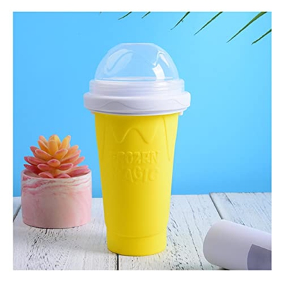 Slushy Maker - Taza grande, portátil, para hacer granizados, taza mágica de congelación rápida, para batidos caseros, helados para niños y familias (c