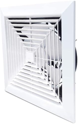 ERGUI Ventilador de Refuerzo de Metal Extractor de Escape Ventilador de la Ventana Ventilador de tubería for el baños for el baño Oficina en el hogar en oferta