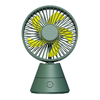 illombo Super mini ventilador de escritorio recargable 3 velocidades de viento portátiles ultra silenciosos ventiladores USB 3D flujo de aire ciclón c