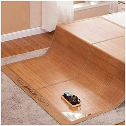 Colchoneta de Verano Alfombra de cama de bambú Mat de sueño for dormir alfombrada alfombra de colmena de bambú plegable colchón de bambú de doble cara características