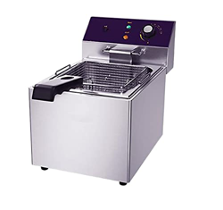 INTHEL Freidora de Grasa Profunda de Acero Inoxidable 12L, cestas de Chips freidora de Grasa Profunda, fácil de Limpiar y Control de Temperatura Ajust precio