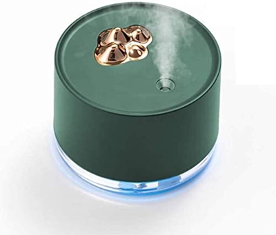 Haiqings Pequeño humidificador Portable USB Spray silencioso Gran cantidad de Niebla Humidificador de aromaterapia for el hogar Verde wangyiren93