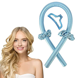 Rizador de pelo sin calor, automático, sin calor, rizador de pelo de seda, antideslizante, con 2 horquillas para el pelo, cinta para la cabeza, moldea precio