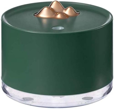 Haiqings Aromaterapia humidificador pequeño Escritorio Recargable de Escritorio portátil Dormitorio de hogar Silent Timer Verde wangyiren93