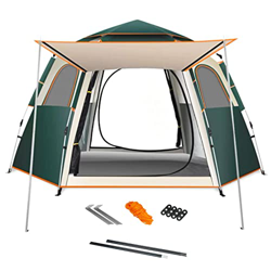 FGAITH Carpa Plegable, Carpas Plegables, 3-4 Personas, Gran Espacio, Plegable Totalmente Automática, Ligera, Ventilación, a Prueba De Viento, para Sen en oferta