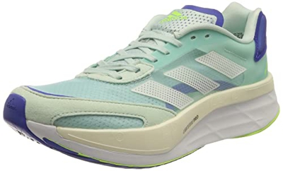 adidas Adizero Boston 10W, Zapatillas para Correr Mujer, Halo Mint FTWR White Sonic Ink, 38 EU